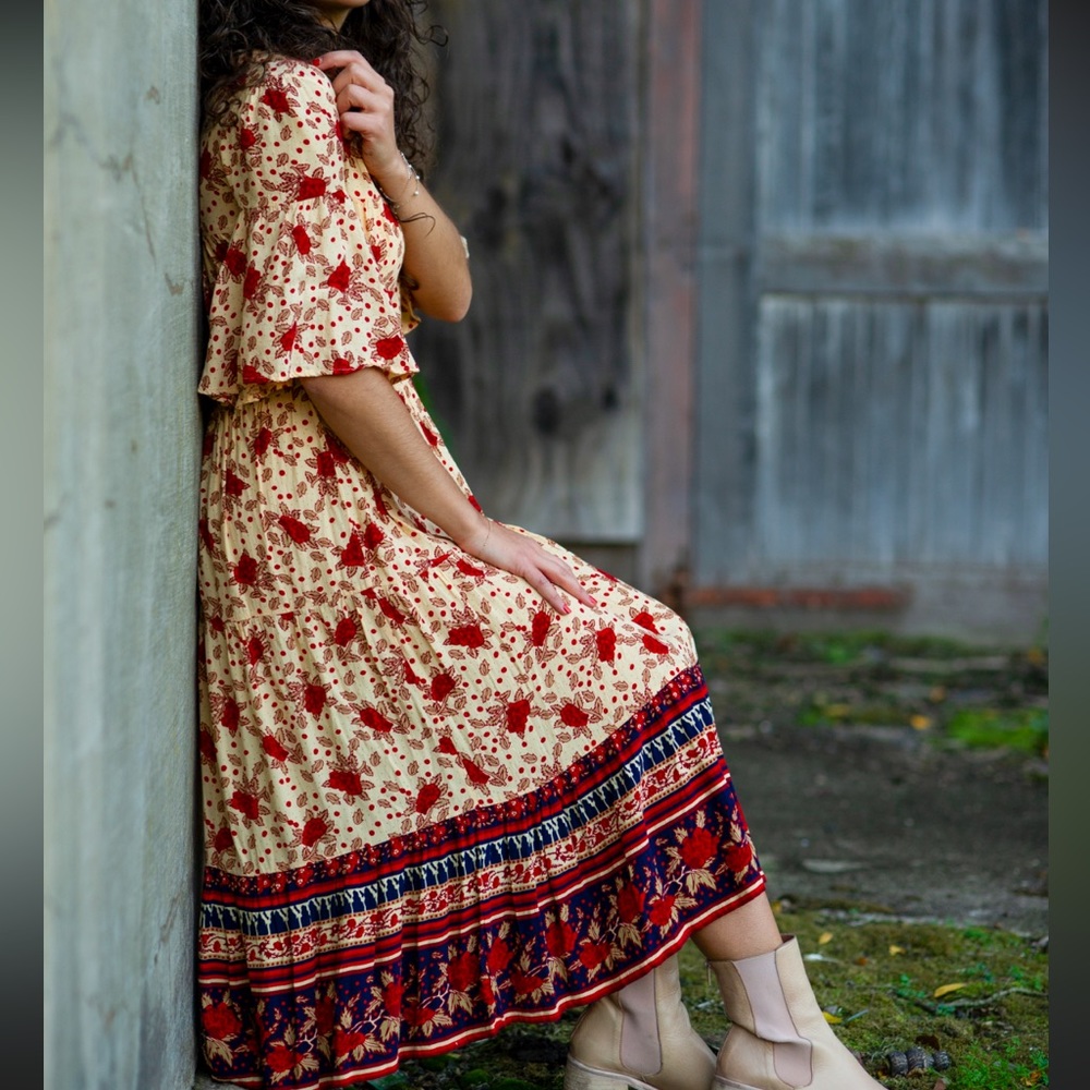 Gorgeous anthro dress midi